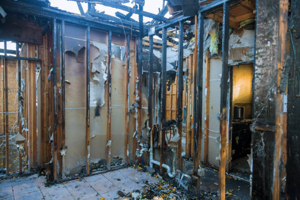 Professional Fire Damage Assessment technician working in Geneva, IN